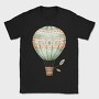 Boho Balloon Bear, Tricou Barbati (Unisex)