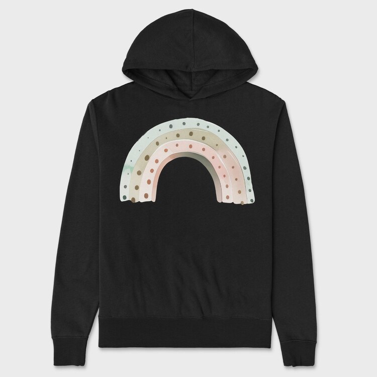 Boho Candy Rainbow, Hanorac Oversize Barbati (Unisex)