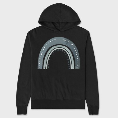 Boho Fairy Rainbow, Hanorac Oversize Barbati (Unisex)