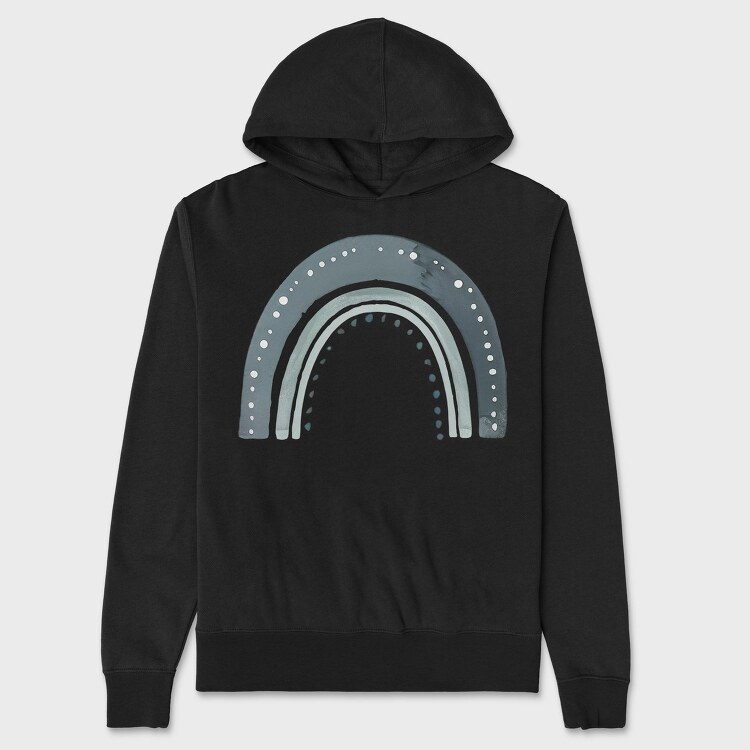 Boho Fairy Rainbow, Hanorac Oversize Barbati (Unisex)