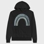 Boho Fairy Rainbow, Hanorac Oversize Barbati (Unisex)