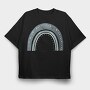 Boho Fairy Rainbow, Tricou Oversize Barbati (Unisex)