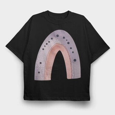 Boho Heart Clip, Tricou Oversize Barbati (Unisex)
