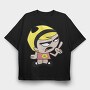 Cartoon Retro Billy and Mandy 1, Tricou Oversize Barbati (Unisex)