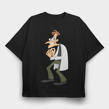 Phineas and Ferb 6, Tricou Oversize Barbati (Unisex)