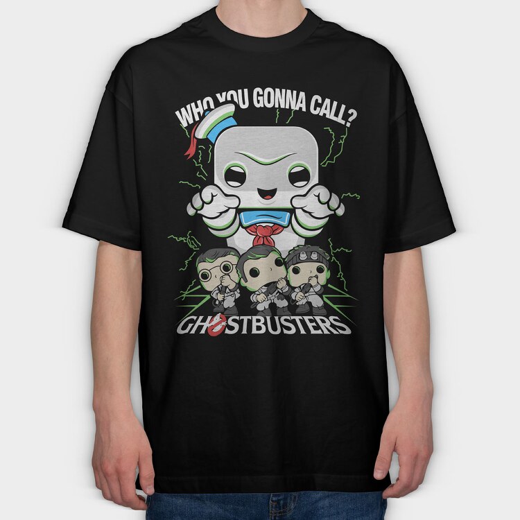 Who You Gonna Call Ghostbusters, Tricou Oversize Barbati (Unisex)