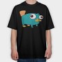 Phineas and Ferb 7, Tricou Oversize Barbati (Unisex)