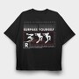 Surpass Yourself 2, Tricou Oversize Barbati (Unisex)