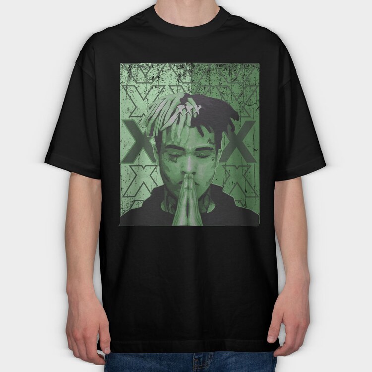 Xxx Tentacion, Tricou Oversize Barbati (Unisex)