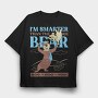 Yogi Bear, Tricou Oversize Barbati (Unisex)