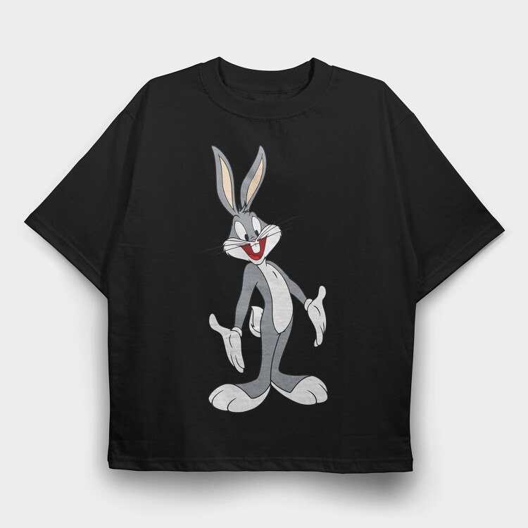 Cartoon Retro Bugs Bunny 2, Tricou Oversize Barbati (Unisex)
