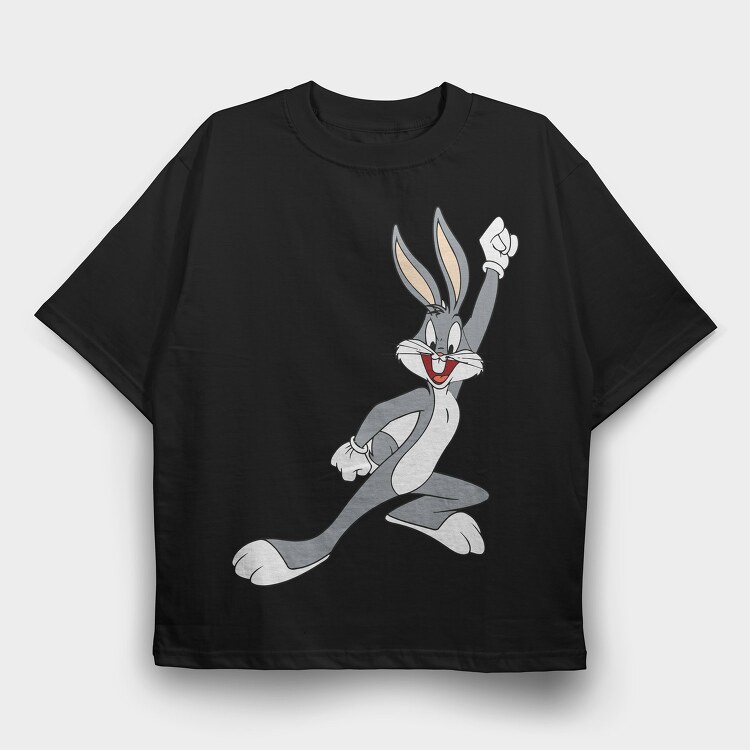 Cartoon Retro Bugs Bunny 3, Tricou Oversize Barbati (Unisex)