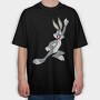 Cartoon Retro Bugs Bunny 3, Tricou Oversize Barbati (Unisex)