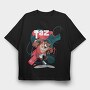 Tasmanian Devil Football, Tricou Oversize Barbati (Unisex)