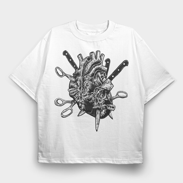 Hurt, Tricou Oversize Barbati (Unisex)