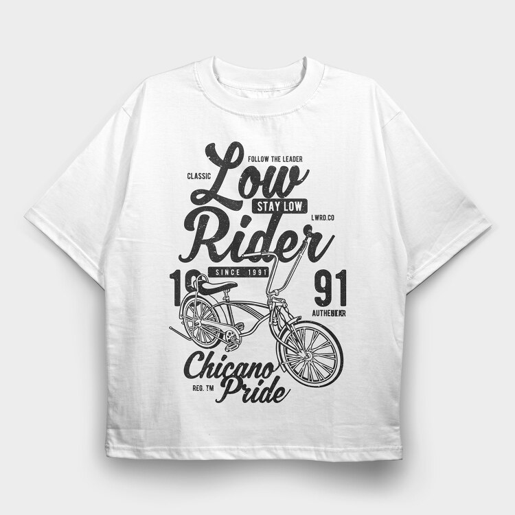 Low Rider, Tricou Oversize Barbati (Unisex)