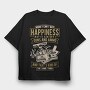 Money Can'T Buy Happiness, Tricou Oversize Barbati (Unisex)