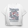 Motorcycle Legend, Tricou Oversize Barbati (Unisex)