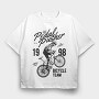 Pedal Pusher, Tricou Oversize Barbati (Unisex)