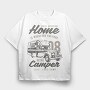 Retro Campers, Tricou Oversize Barbati (Unisex)
