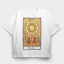Tarot Card the Sun, Tricou Oversize Barbati (Unisex)