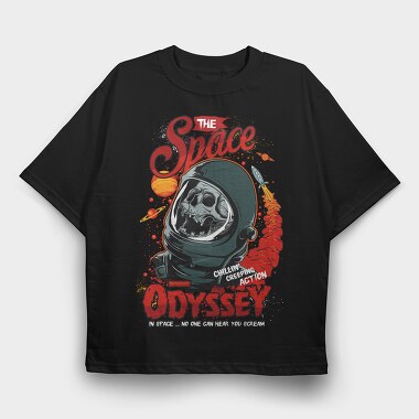 The Space Odyssey, Tricou Oversize Barbati (Unisex)