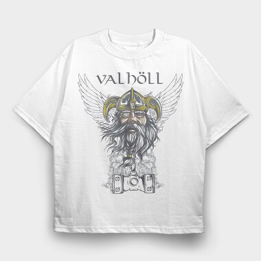 Valhol, Tricou Oversize Barbati (Unisex)