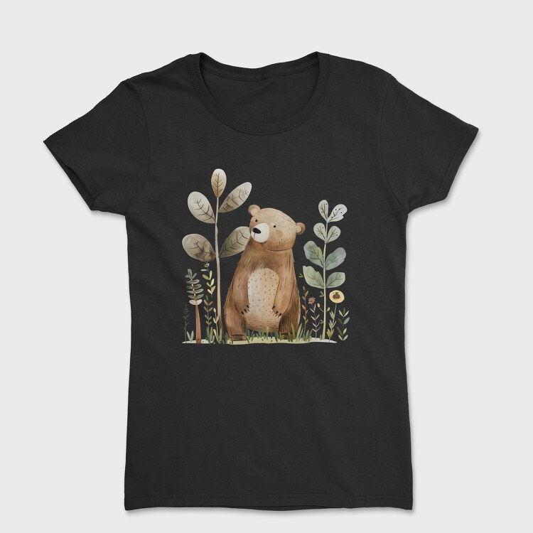 Bear In The Grass, Tricou Femei