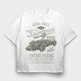 Vintage Speedrace, Tricou Oversize Barbati (Unisex)