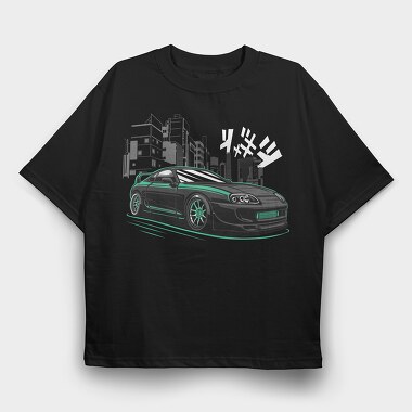 Supra City, Tricou Oversize Barbati (Unisex)
