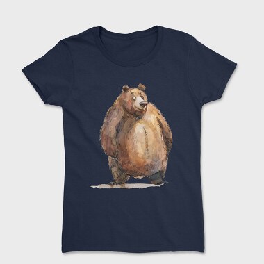 Bear Standing Wise, Tricou Femei