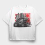 Civic FK8, Tricou Oversize Barbati (Unisex)