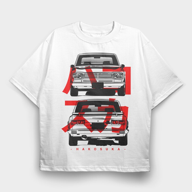 hakosuka 2, Tricou Oversize Barbati (Unisex)