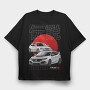 Honda Civic type R, Tricou Oversize Barbati (Unisex)