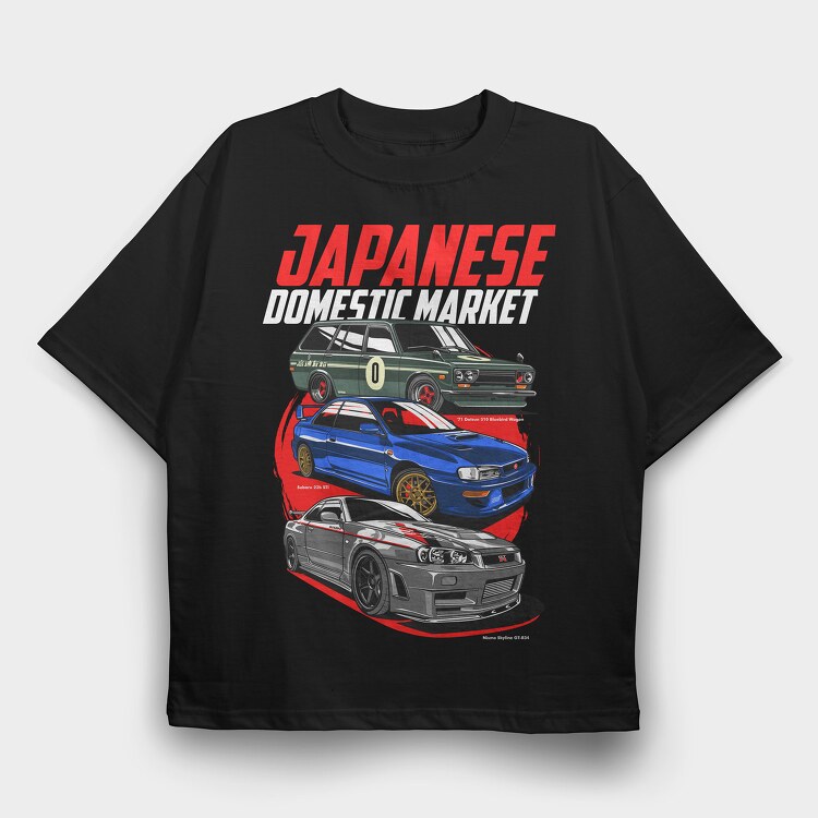 jdm legend, Tricou Oversize Barbati (Unisex)
