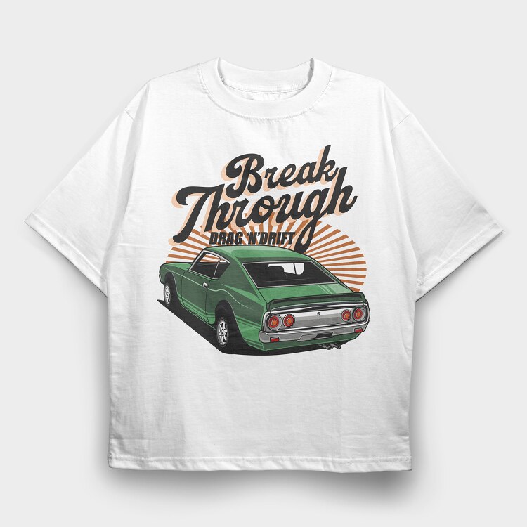 nissan skyline gt-r, Tricou Oversize Barbati (Unisex)