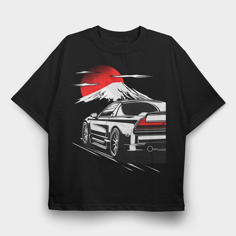NSX SUN, Tricou Oversize Barbati (Unisex)