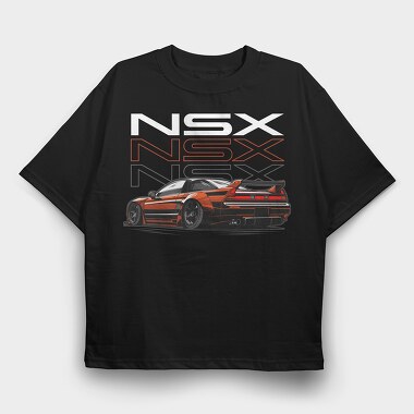 NSX, Tricou Oversize Barbati (Unisex)