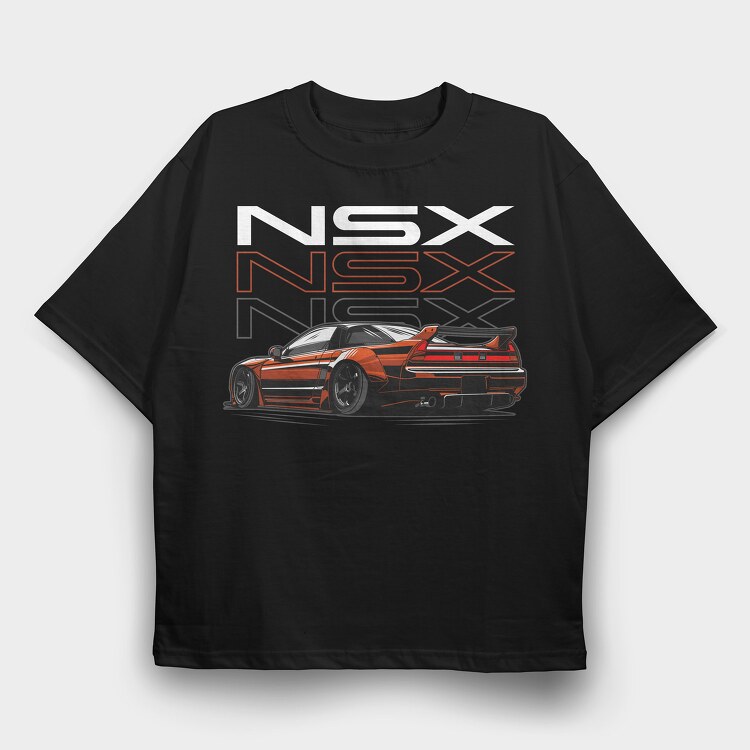 NSX, Tricou Oversize Barbati (Unisex)