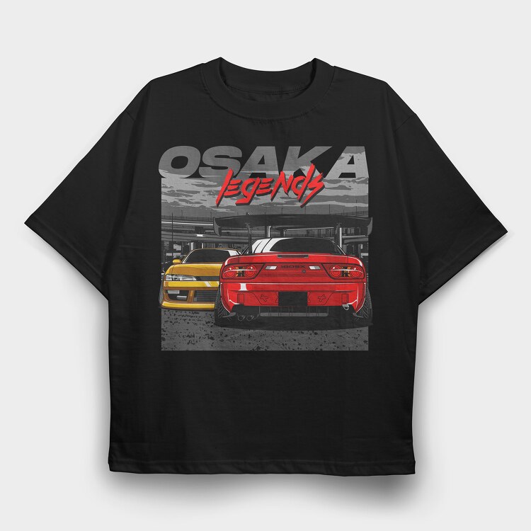 Osaka Legends, Tricou Oversize Barbati (Unisex)