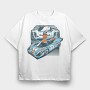 Porsche 917, Tricou Oversize Barbati (Unisex)