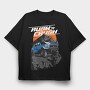 RUSH N CRUSH, Tricou Oversize Barbati (Unisex)