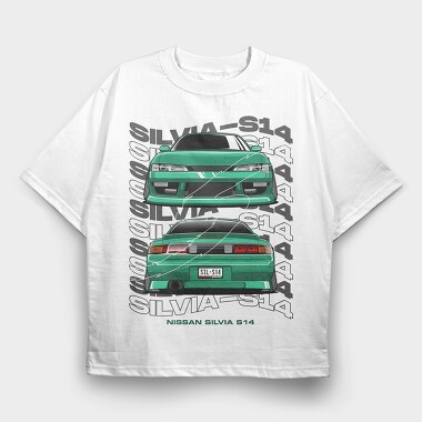 Silvia S14, Tricou Oversize Barbati (Unisex)