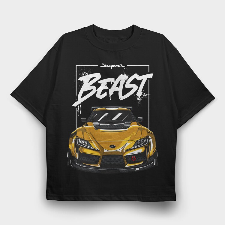 Supra GR Front, Tricou Oversize Barbati (Unisex)