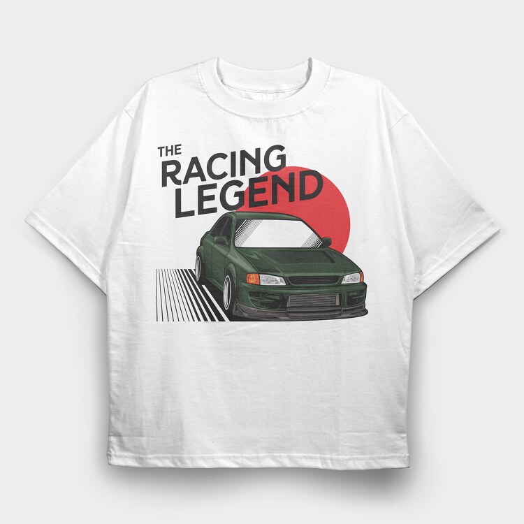 Racing Legend, Tricou Oversize Barbati (Unisex)