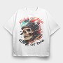 Motorcycle Helmet Skull Ride or Die, Tricou Oversize Barbati (Unisex)