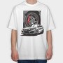 CIVIC TURBO, Tricou Oversize Barbati (Unisex)