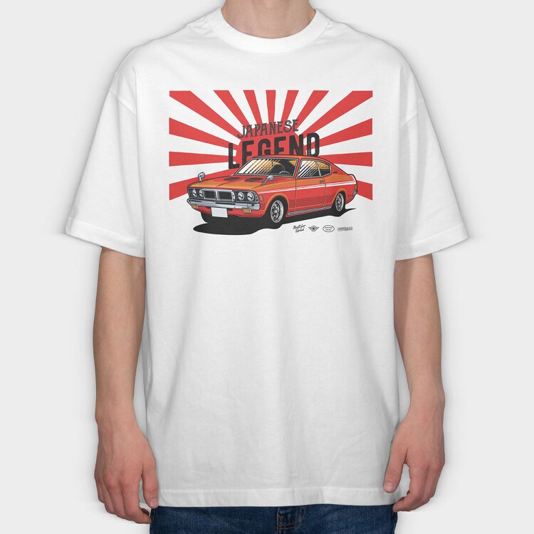 Mitsubishi Galant GTO-MR, Tricou Oversize Barbati (Unisex)