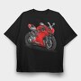 Ducati Panigale V2, Tricou Oversize Barbati (Unisex)