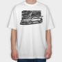 SUPRA, Tricou Oversize Barbati (Unisex)
